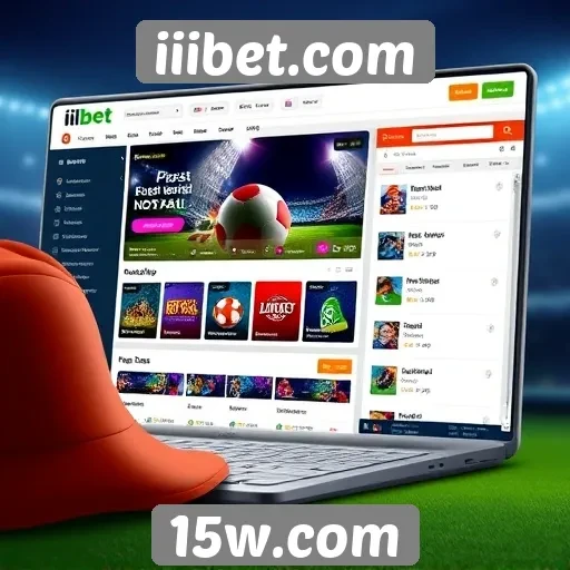 Interface do usuário no site iiibet.com