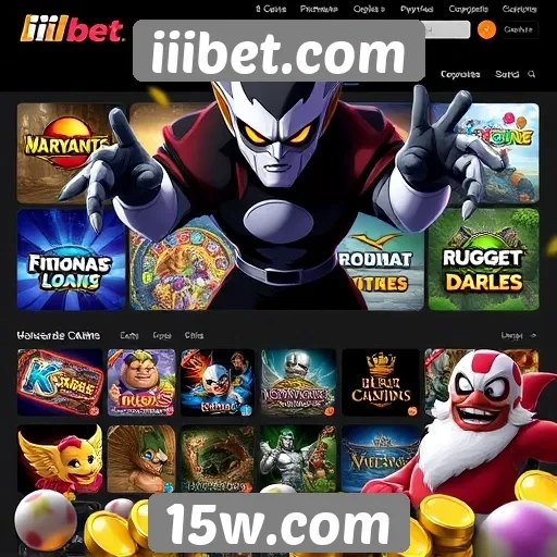 Variedade de jogos disponíveis em iiibet.com
